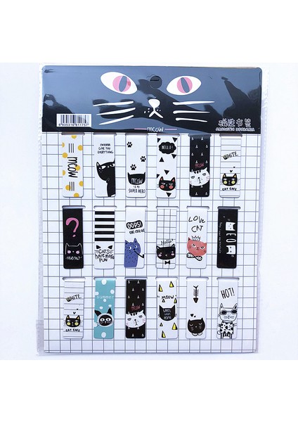 No.3 Tarzı Kedi Kalp Manyetik Ayraç Parlama Sevimli Karikatür Hayvanlar Günlük Manyetik Kitap Ayraç Çocuk Kitap Ayracı (Yurt Dışından) modelleri