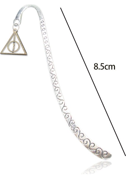 No.2 Tarzı Harry Potter Hayalet Ölüm Yadigarları Metal Kitap Ayracı Sayfa Ayırıcı Kitap Okuma Için Eski Kanat Mandallı Amaca Uygun E-Ticaret Başlığı: (Yurt Dışından)