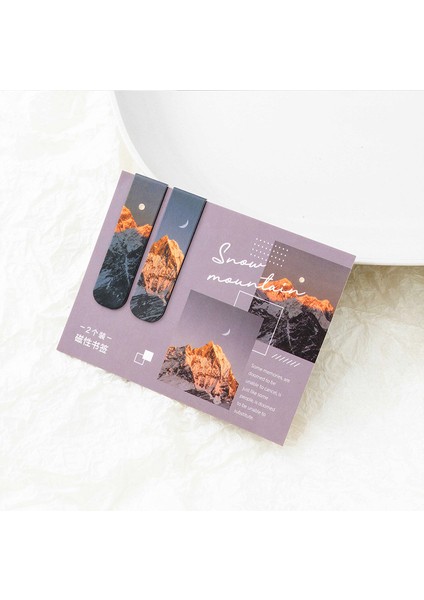 C Stili 2 Paket Manyetik Ayraç Kitap Işaretçisi Öğretmenler, Öğrenciler, Kitap Severler Kırtasiye Okul Ev Ofis Öğrenci Ofis Malzemeleri (Yurt Dışından)