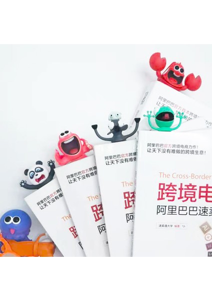 Tavşan Tarzı 3D Stereo Çizgi Film Komik Hayvan Ayraç Sevimli Kedi Pvc Malzeme Komik Öğrenci Okul Kırtasiye Çocuk Ayraçlar (Yurt Dışından) indirimleri