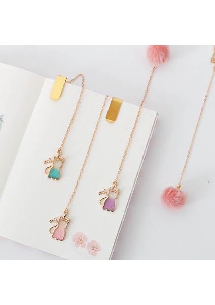 Mor Tarzı Tutu Sevimli Karikatür Hayvanlar Metal Kedi Ayraç Kitaplar Için Kitap Ayıraçları Öğrenci Kırtasiye Okul Ofis Malzemesi Kağıt Klibi H0439 (Yurt Dışından) modelleri