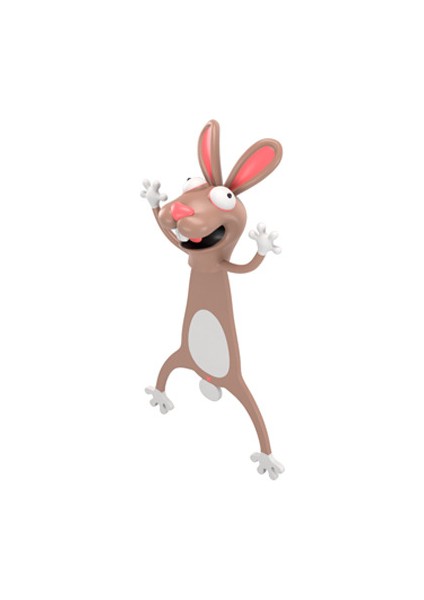 Tavşan Tarzı Yaratıcı 3D Komik Hayvan Ayraç Kutu Paketleme Sevimli Karikatür Kitap Açacı Çocuklar Için Ayraçlar (Yurt Dışından)