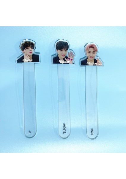 Jhope Stili Kpop Yer Imi Bangtan Boys Akrilik Yeni Albüm Tereyağı Kore Kırtasiye Saydam Kitap Işareti Foto Baskı Hayranlar (Yurt Dışından) fırsatları