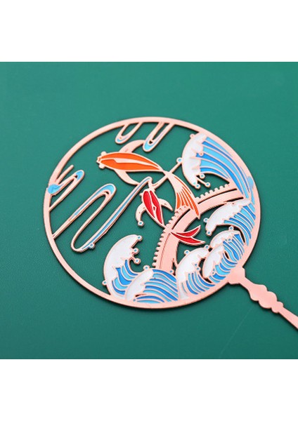 No.5 Tarzı Öğretmen si Öğrenci Kırtasiye Okul Malzemeleri Için 1 Adet Metal Tavuskuşu Yer Işareti Sevimli Kedi Japon Balığı Pirinç Püskül Retro Kitap Ayraç (Yurt Dışından) modelleri