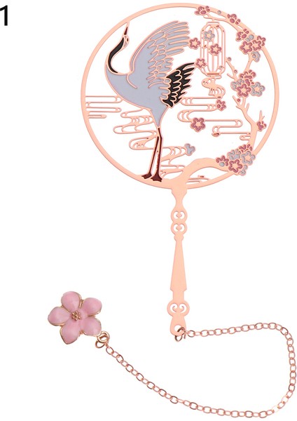 B Stil 1 Stil Kitap Ayracı Püskül Kolye Retro Kitap Klipsi Metal Sayfalama Işareti Ofis Malzemeleri Öğrenci si (Yurt Dışından)