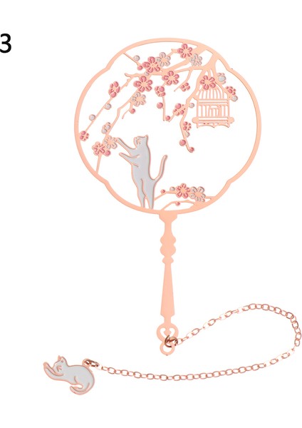 Bstyle 3 Stili Kitap Ayracı Püskül Kolye Retro Kitap Klipsi Metal Sayfalama Işareti Ofis Malzemeleri Öğrenci si (Yurt Dışından)