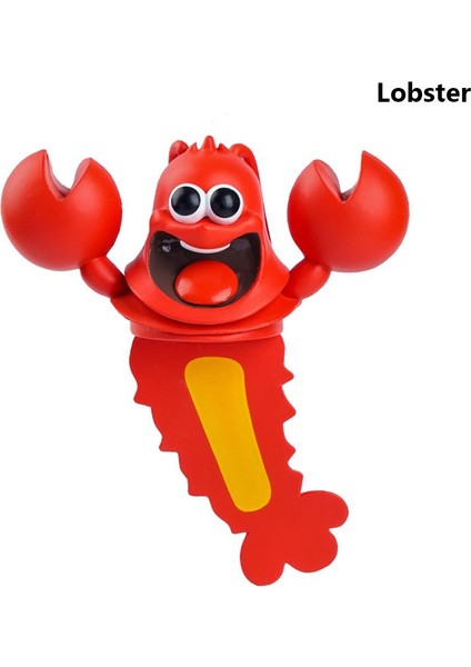 Istakoz Tarzı Moda 3D Stereo Karikatür Hayvan Ayraçlar Sevimli Kedi Komik Öğrenci Okul Kırtasiye Çocuk Ayraç Güzel (Yurt Dışından)