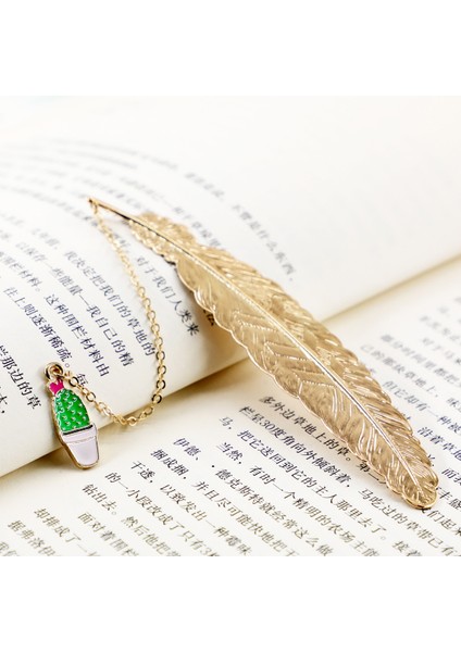 F Stili Ezone 1 Adet Metal Tüy Kitap Ayracı Yaratıcı Kolye Arkadaşlar Için Kırtasiye Okul Ofis Malzemesi (Yurt Dışından)