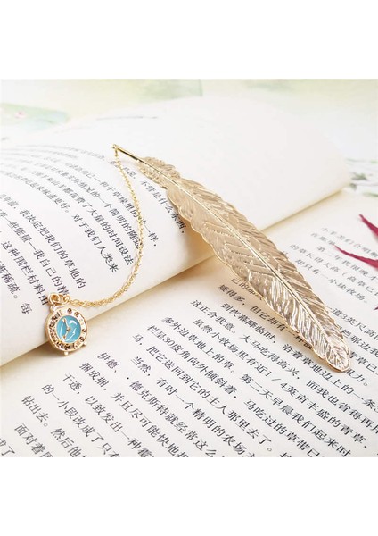 F Stili Ezone 1 Adet Metal Tüy Kitap Ayracı Yaratıcı Kolye Arkadaşlar Için Kırtasiye Okul Ofis Malzemesi (Yurt Dışından) indirimleri