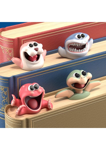 Tavşan Tarzı Yeni Panda Shiba Inu Komik Yaratıcı Pvc Kitap Ayracı 3D Kitap Işaretçiler Çizgi Film Hayvan Ayracı Gerçek Ahtapot Okul Malzemeleri (Yurt Dışından) indirimleri