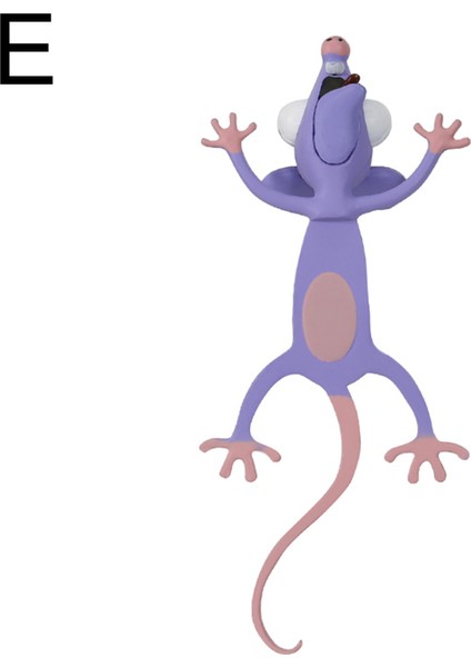 E Tarzı Kitaplar Için Eğlenceli Okuma Yapma 3D Çılgın Sevimli Hayvan Wacky Ayraçlar Kawaii Kedi Kırtasiye Ayraç Marcapaginas Marque Page (Yurt Dışından)