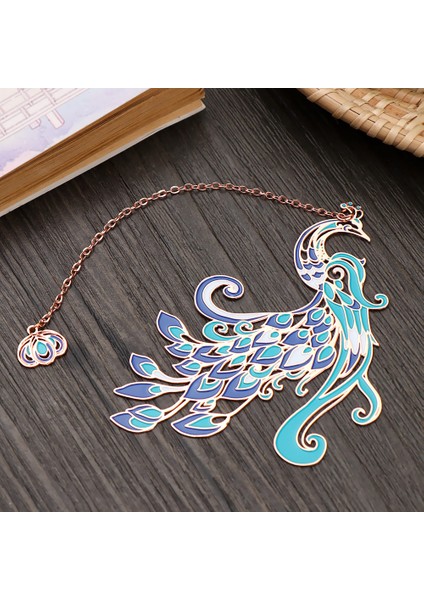 No.7 Tarzı Eski Tarz Retro Grup Hayran Şekilli Pirinç Ayraç Tavus Kuşu Koi Püskül Kolye Metal Kitap Klipsi Sayfa Işareti Kırtasiye (Yurt Dışından) modelleri