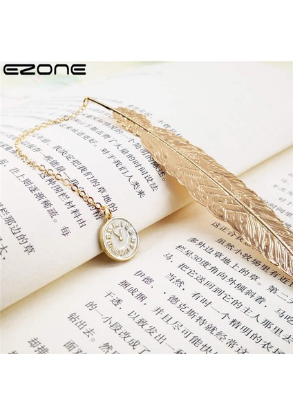 O Tarzı Ezone 1 Adet Metal Tüy Kitap Ayracı Yaratıcı Kolye Arkadaşlar Için Kırtasiye Okul Ofis Malzemesi (Yurt Dışından) modelleri