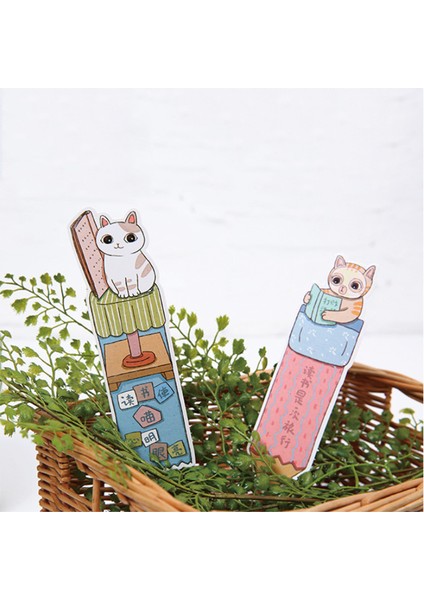 30 Adet M Tarzı Sevimli Okuyan Kediler Yer Işaretleyici Kitap Ayraç Kawaii Kırtasiye Okuma Aracı Okul Ofis Malzemeleri Öğrenci leri (Yurt Dışından) fırsatları