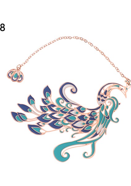 Bstyle 8 Stili Kitap Ayracı Püskül Kolye Retro Kitap Klipsi Metal Sayfalama Işareti Ofis Malzemeleri Öğrenci si (Yurt Dışından)