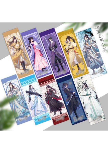 Anime Şeytani Kültün Büyük Ustası Bookmark Mo Dao Zu Shi Dıy Çizgi Kitap Ayracı Tutucu Kostüm (Yurt Dışından)