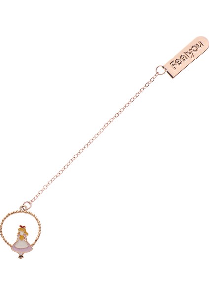 B Tarzı Yaratıcı Karikatür Metal Kolye Ayraç Sayfalama Kitap Kelepçesi Marka Şeftali Sevimli Kalp Kolye Okul Ofis Malzemeleri Kırtasiye (Yurt Dışından)