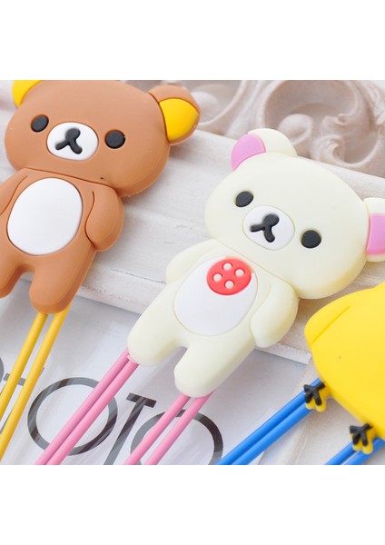 No.4 Tarzı Sevimli Karikatür Kawaii Rilakkuma Serisi Ayraç Kelepçe Not Tutucu Kağıt Kelepçesi Okul Ofis Malzemesi Ayraç- (Yurt Dışından) fırsatları