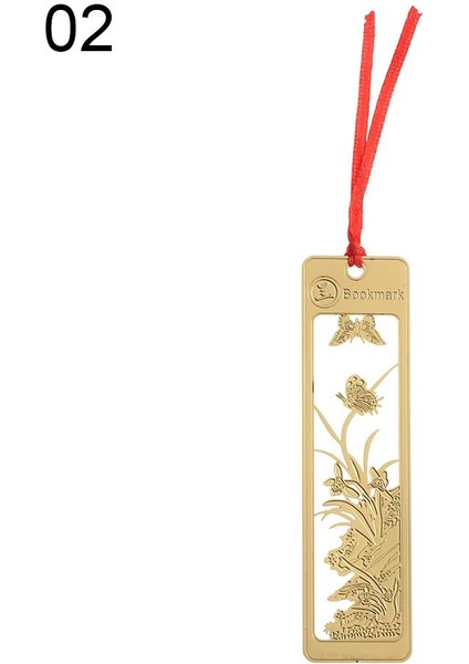 Stil 12 Stil Çin Tarzı Metal Oyuk Yaprak Ayraç Lotus Yaprak Ayraç Yaratıcı Kırtasiye Ince Tatil leri Sanat Aksesuarları - (Yurt Dışından)