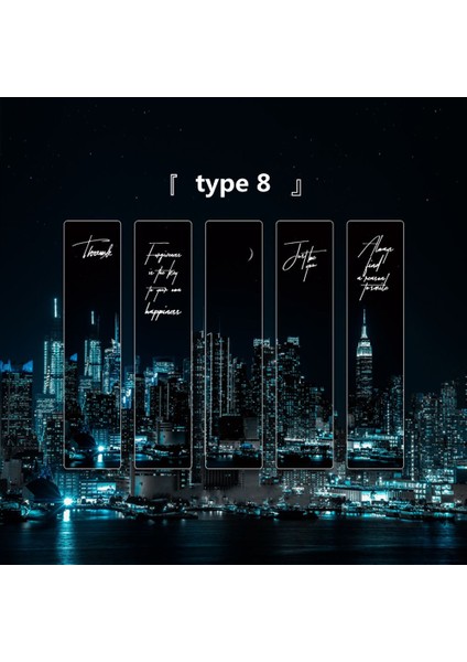 8 Tarzı Yazın 5 Adet Galaksi Desen Serisi Ayraç Su Geçirmez Sayfa Klip Sayfa Işaretleyiciler Yaratıcı Kitap Ayraç Seti Öğrenciler Okul Malzemeleri Için (Yurt Dışından)