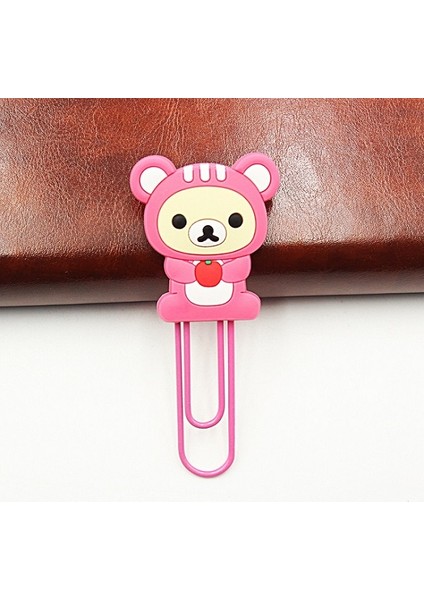 No.5 Tarzı Sevimli Karikatür Kawaii Rilakkuma Serisi Ayraç Kelepçe Not Tutucu Kağıt Kelepçesi Okul Ofis Malzemesi Ayraç- (Yurt Dışından)