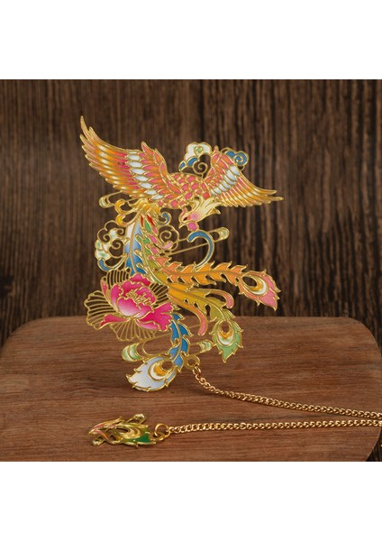 Kirin Style Lüks Metal Ayraç Çin Tarzı Retro Hayvan Şekilli Kırtasiye Yaratıcı Öğretmen Öğrenci Okul Ofis Malzemeleri (Yurt Dışından) fırsatları