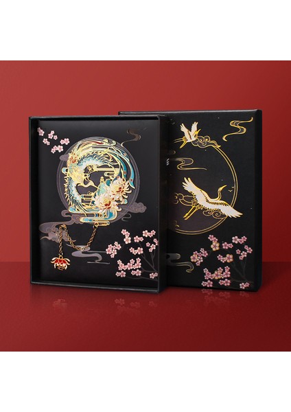 Kutu Stili İle 6 Çin Tarzı Metal Ayraç Hayvanlar Oyuk Kitap Ayraç Seti Kawaii Yaratıcı Kırtasiye Öğretmenler Anime Okul Malzemeleri (Yurt Dışından)