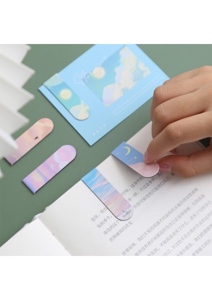 C Stili Küçük Taze Manyetik Kitap Ay Ile Yıldız Serisi Sayfa Işaretleyicileri Karışık Kitap Işaretçileri Seti Öğrenci Okuma Için (Yurt Dışından) modelleri