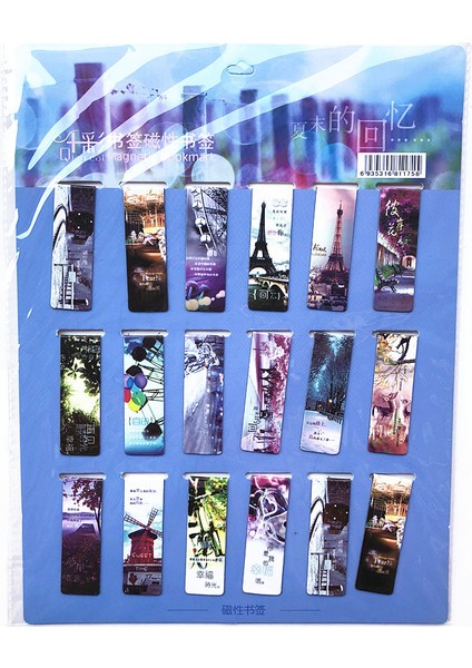 No.6 Tarzı Kedi Kule Manyetik Kitap Ayracı Sevimli Manyetik Sayfa Işaretleyiciler Sayfa Klipsi Yer Işareti Öğrenci Ofis Okuma Için (Yurt Dışından)