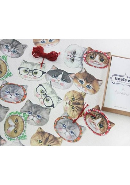 Kawaii Amca Kedi Kutulu Metal Manyetik Kitap Ayraç Sayfa Işaretçisi Ofis Kırtasiye Kağıt Klipsi (Yurt Dışından) modelleri