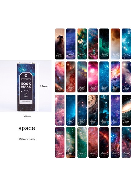 Yıldızlı Gökyüzü Stili Vintage Sanat Kız Yıldızlı Gökyüzü Meyve Kitap Ayraçları Kitap Tutucu Mesaj Kartı Kendin Yap Okul Malzemeleri (Yurt Dışından)