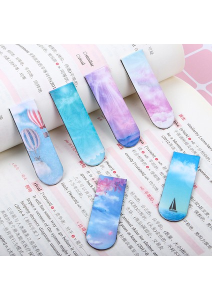 14-6 Adet Tarzı Çizgi Film Manyetik Ayraçlar Manyetik Sayfa Işaretleri Karışık Kitap Ayraçları Seti Öğrenciler Için Okuma Öğrenci Ofis Malzemeleri (Yurt Dışından)