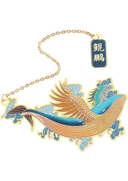 Stil 6 Stili Yeni Çin Tarzı Retro Efsanevi Ayraç Püsküllü Yaratıcı Metal Oyuk Ejderha Kaplan Kitap Kelepçesi Öğrenci Ofis Malzemeleri (Yurt Dışından)