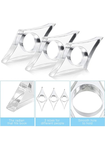 M Tarzı 1Pc Çok Fonksiyonlu Akrilik Başparmak Kitap Desteği Kitap Sayfa Tutucu Pratik Ayraç Okul Ofis Malzemeleri Kitap Başparmak Tutucu (Yurt Dışından) fırsatları