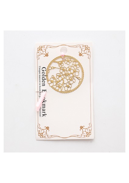 No.8 Stili Sakura Metal Hollow Bookmark Yaratıcı Çin Tarzı Kiraz Çiçeği Kitap Ayraçları Ofis Okul Malzemeleri Kırtasiye (Yurt Dışından)