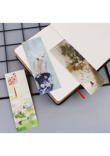 No.5 Tarzı Yaratıcı Çin Tarzı Kağıt Ayraçlar Boyama Kartları Retro Güzel Kutulu Ayraç Anma leri Xxuc (Yurt Dışından) fırsatları