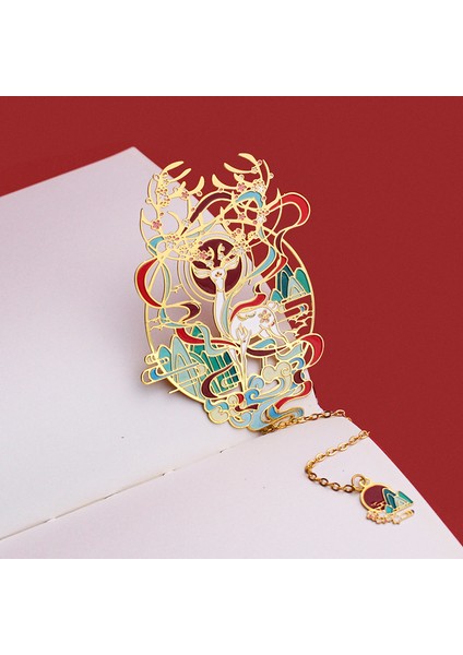 4 Kutu Stili Yok Çin Tarzı Metal Ayraç Hayvanlar Oyuk Kitap Ayraç Seti Kawaii Yaratıcı Kırtasiye Öğretmenler Anime Okul Malzemeleri (Yurt Dışından)