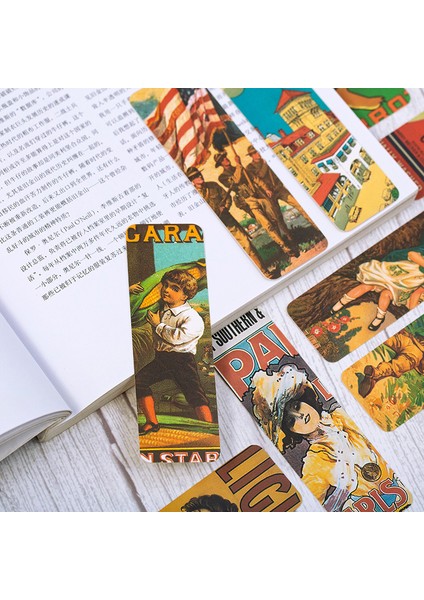 Kuş Tarzı Öğrenciler Için Renkli Uzay Temalı Retro Ayraç Kağıt Yaratıcı Kırtasiye Kitap Işareti Ofis Okul Malzemeleri (Yurt Dışından) indirimleri