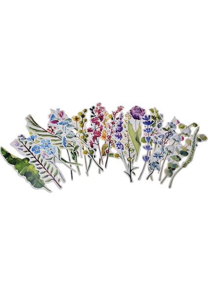 30 Adet-Kutu Stili Yeni Bitkiler Çiçek Kağıt Ayraç Kırtasiye Kitap Ayraç Kitap Tutucu Mesaj Kartı Okul Malzemeleri Kart Öğrenciler Için (Yurt Dışından)