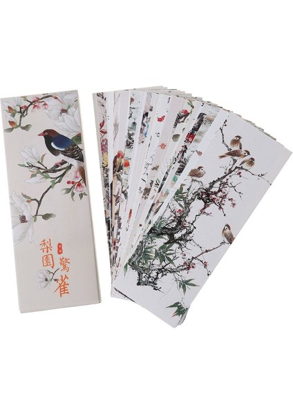 No.11 Stili Yaratıcı Çin Tarzı Çiçekler Kağıt Ayraçlar Boyama Kartlar Retro Güzel Kutulu Ayraçlar Anma leri (Yurt Dışından)