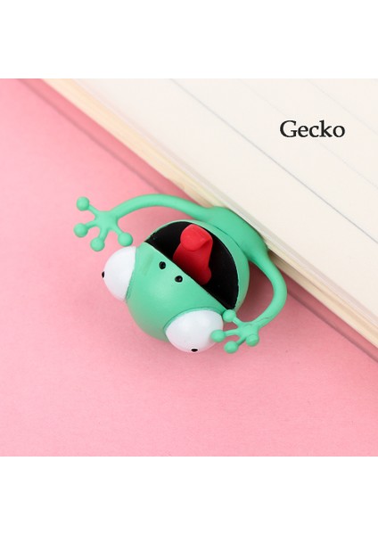 Geko Tarzı Sevimli Panda Ve Shiba Inu Pvc Malzeme Komik Ayraçlar 3D Stereo Çizgi Film Ayraç Okul Malzemeleri Kırtasiye (Yurt Dışından)