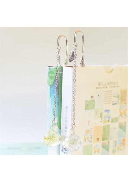 D Stili Kızlar Için Retro Top Kolye Kitap Ayracı Kurutulmuş Çiçek Bookmark Yenilikçi Takı Çocuk Kawaii Kırtasiye Kitap Aksesuarları (Yurt Dışından) indirimleri