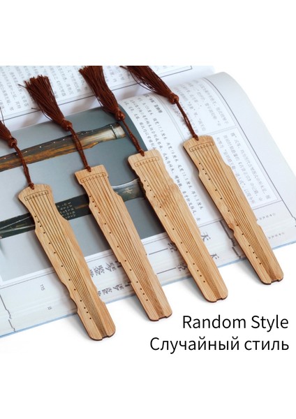 Stil 4 Stil 1 Adet Eski Çin Geleneksel Sanat Tarzı Retro Ahşap Oyuk Kitap Ayracı Kitaplar Için Yaratıcı Arkadaşlar Okul Kırtasiye si (Yurt Dışından)