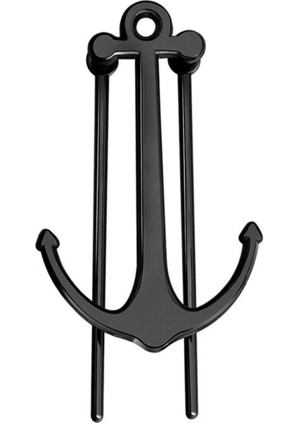 Siyah Stil Metal Çapa Yer Işareti Yaratıcı Sayfa Tutucu Klips Öğrenciler Kitap Okuma Mezuniyet leri Okul Kırtasiye Ofis Malzemeleri (Yurt Dışından)