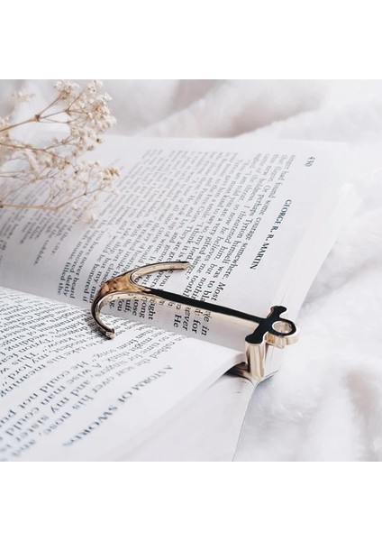 Siyah Stil Metal Çapa Yer Işareti Yaratıcı Sayfa Tutucu Klips Öğrenciler Kitap Okuma Mezuniyet leri Okul Kırtasiye Ofis Malzemeleri (Yurt Dışından) indirimleri