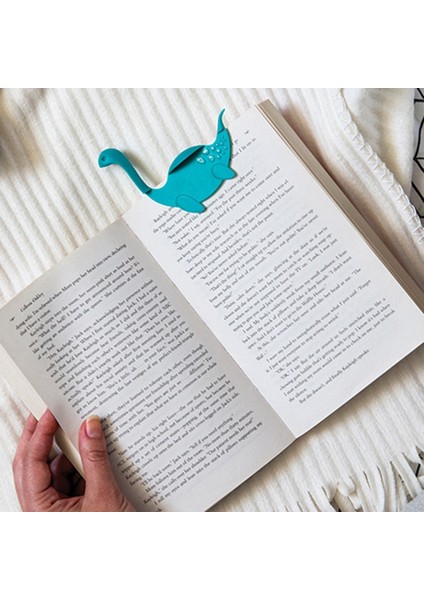Mavi Masa Lambası Stili Yaratıcı 3D Su Canavarı Şekilli Kitap Ayracı Eğlenceli Okuma Kitap Klasörü Sayfa Sevimli Okul Malzemeleri (Yurt Dışından) indirimleri