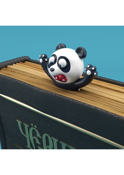 Eşek Tarzı Yaratıcı 3D Stereo Yer Işareti Sevimli Karikatür Hayvan Işaretçi Çocuk ler Okul Kırtasiye Malzemeleri Kawaii Kedi Panda Sayfa Yer Işareti (Yurt Dışından)
