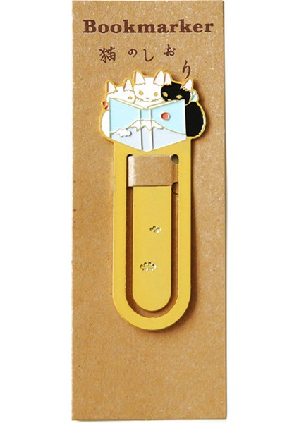 B Tarzı 1 Adet Sevimli Çizgi Film Hayvan Şekilli Ayraç Kedi Ailesi Metal Kağıt Klemensi Bilet Belgeler Mektup Kawaii Kırtasiye (Yurt Dışından)