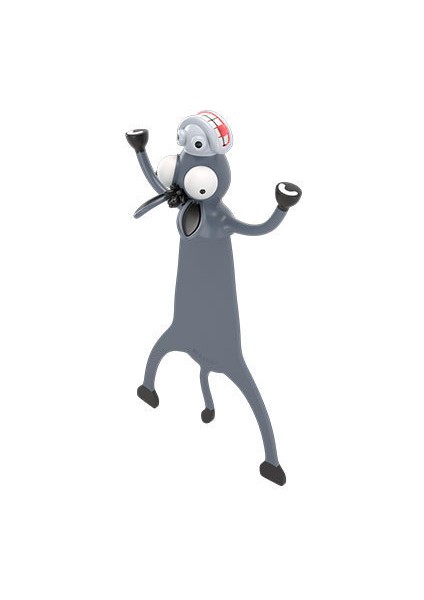 Eşek Tarzı 3D Stereo Çizgi Film Komik Hayvan Ayraç Sevimli Kedi Pvc Malzeme Komik Öğrenci Okul Kırtasiye Çocuk Ayraçlar (Yurt Dışından)