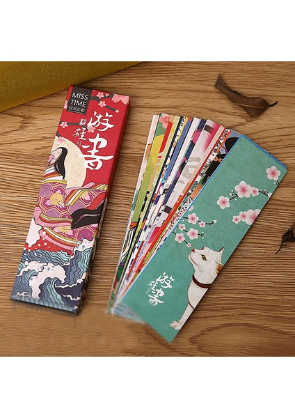 Kawaii Retro Okul Kağıdı Kitap Işareti Japon Tarzı Yer Imleri (Yurt Dışından) modelleri